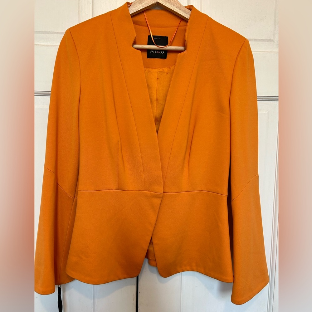 Pinko NWT Women’s Orange Blazer